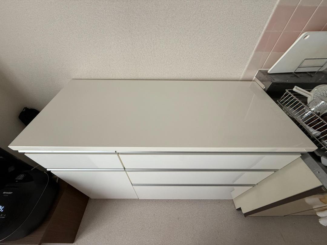 ニトリ キッチンカウンター(キュリー2 120CT WH)