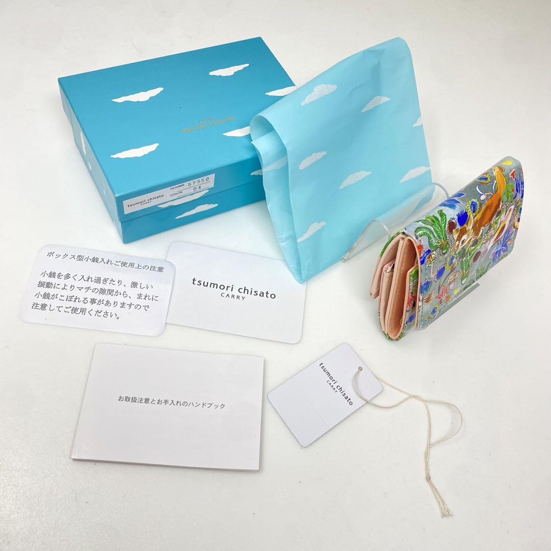 ✨先着1点限り✨ツモリチサト 財布 ガーデン ピンク キツネ 小鳥 動物