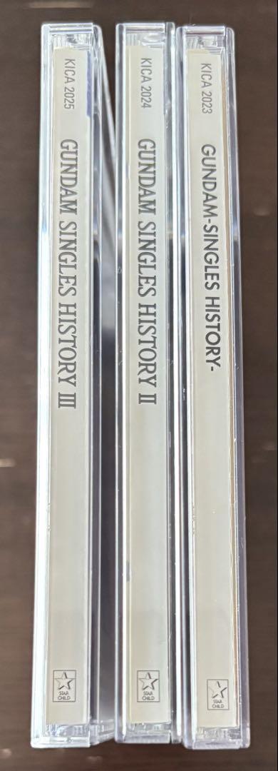 GUNDAM SINGLES HISTORY Ⅰ / Ⅱ / Ⅲ セット GUNDAM SINGLES HISTORY I, II, III 3枚セット - メルカリ