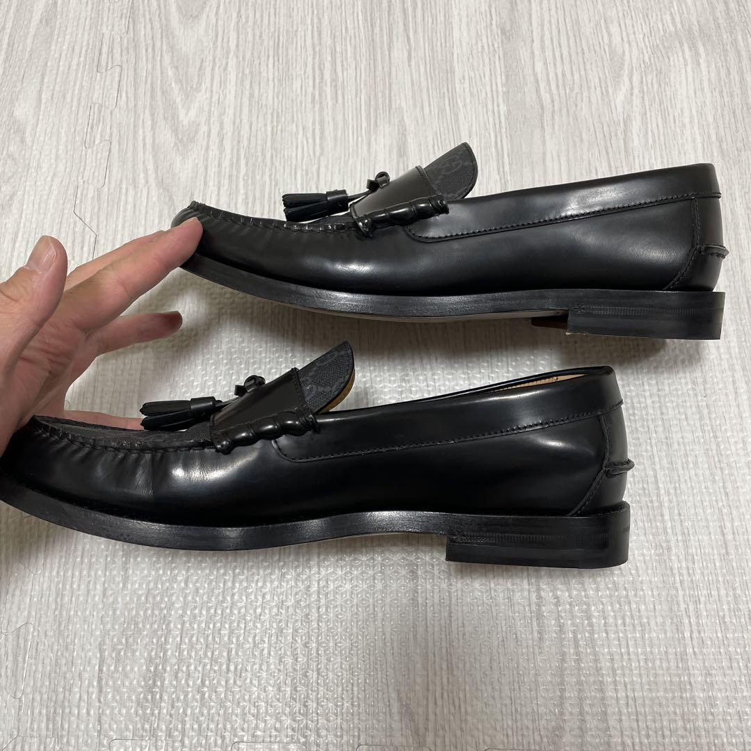 【美品】24SS 定価15万 GUCCI グッチ GGスプリーム ローファー