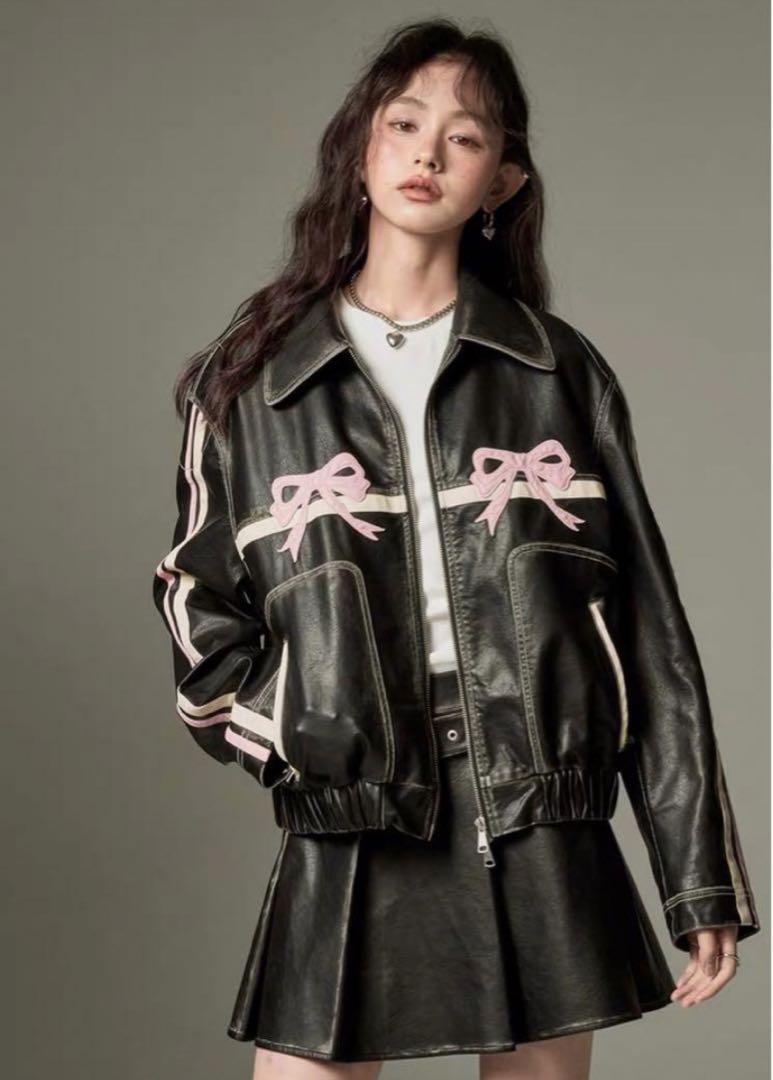 DIDI MODA リボンレザージャケット M Arcana Archive