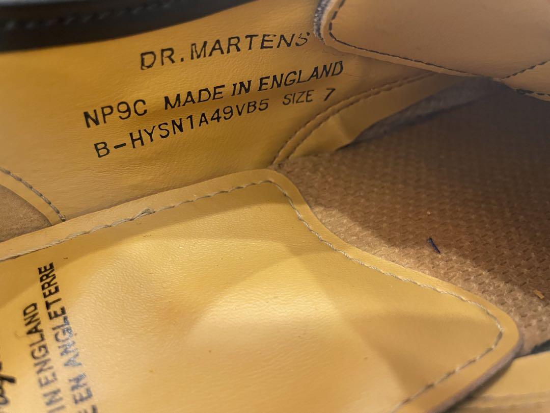 ドクターマーチン　イングランド製　モンクストラップ　UK7　Dr.Martens
