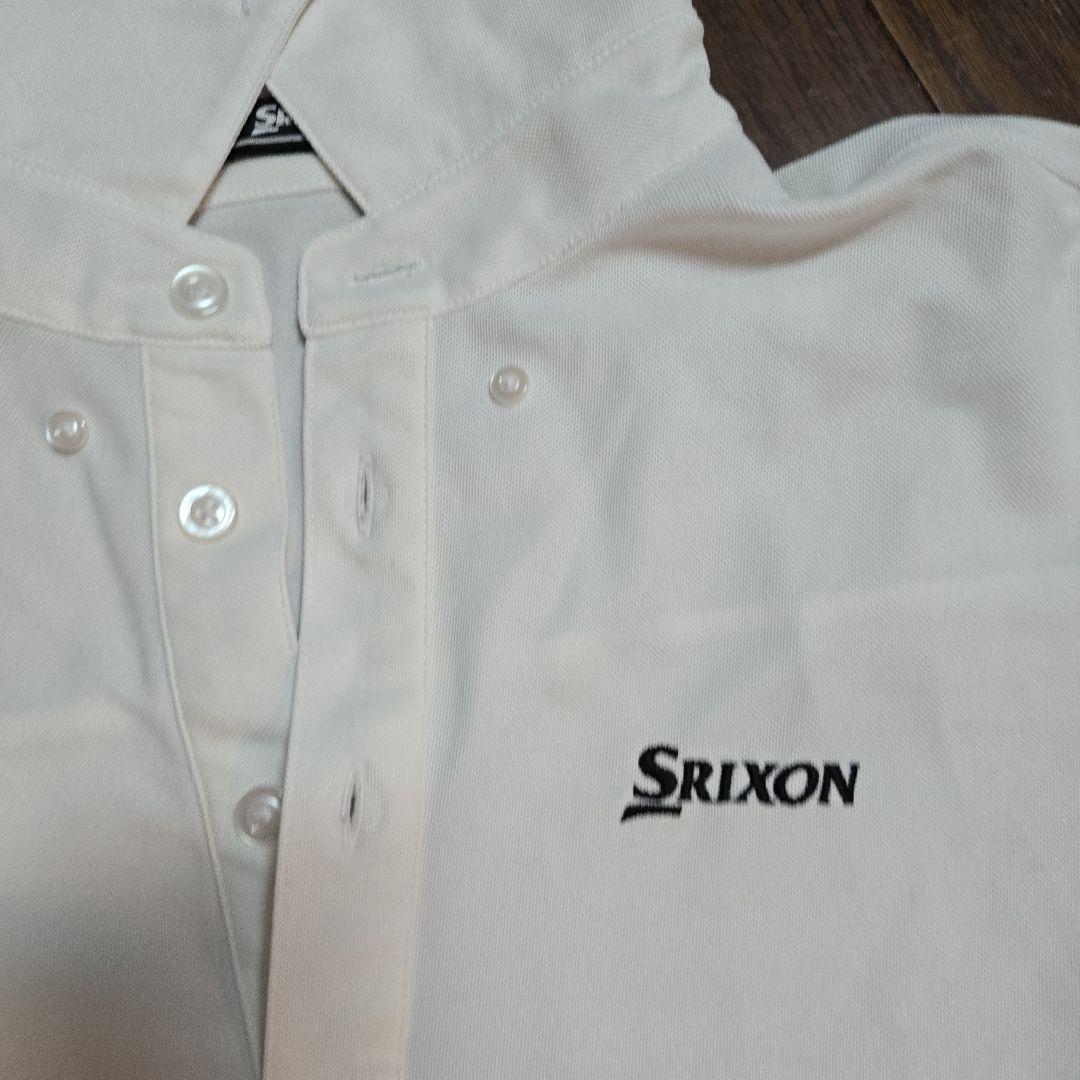 Srixon ホワイト ポロシャツ Lサイズ - メルカリ