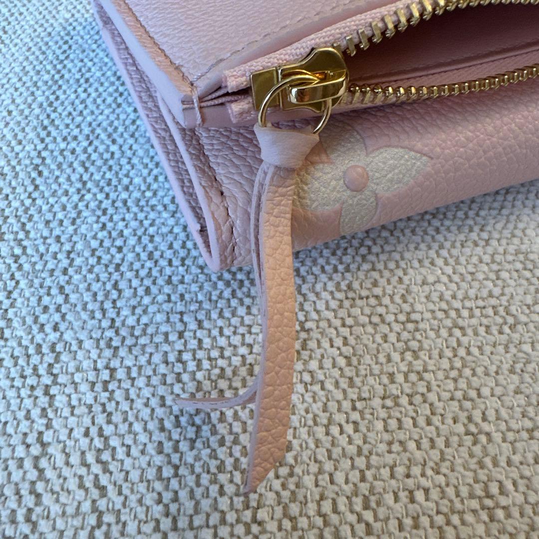 Louis Vuitton ピンク 三つ折り財布 Louis Vuitton ピンク 三つ折り財布