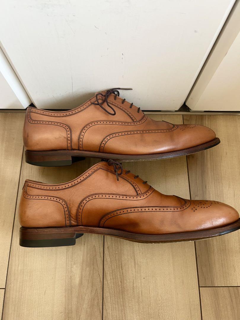 【美品】SCOTCHGRAIN スコッチグレイン ウイングチップ 27cm
