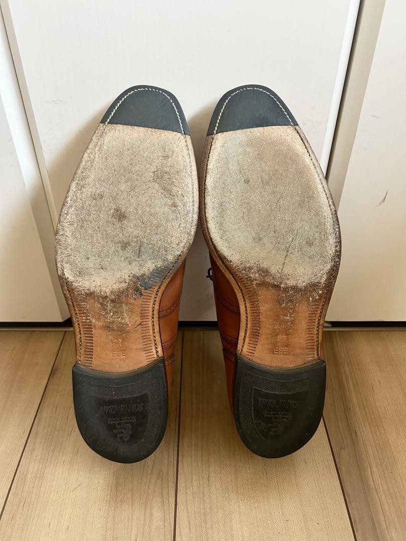 【美品】SCOTCHGRAIN スコッチグレイン ウイングチップ 27cm