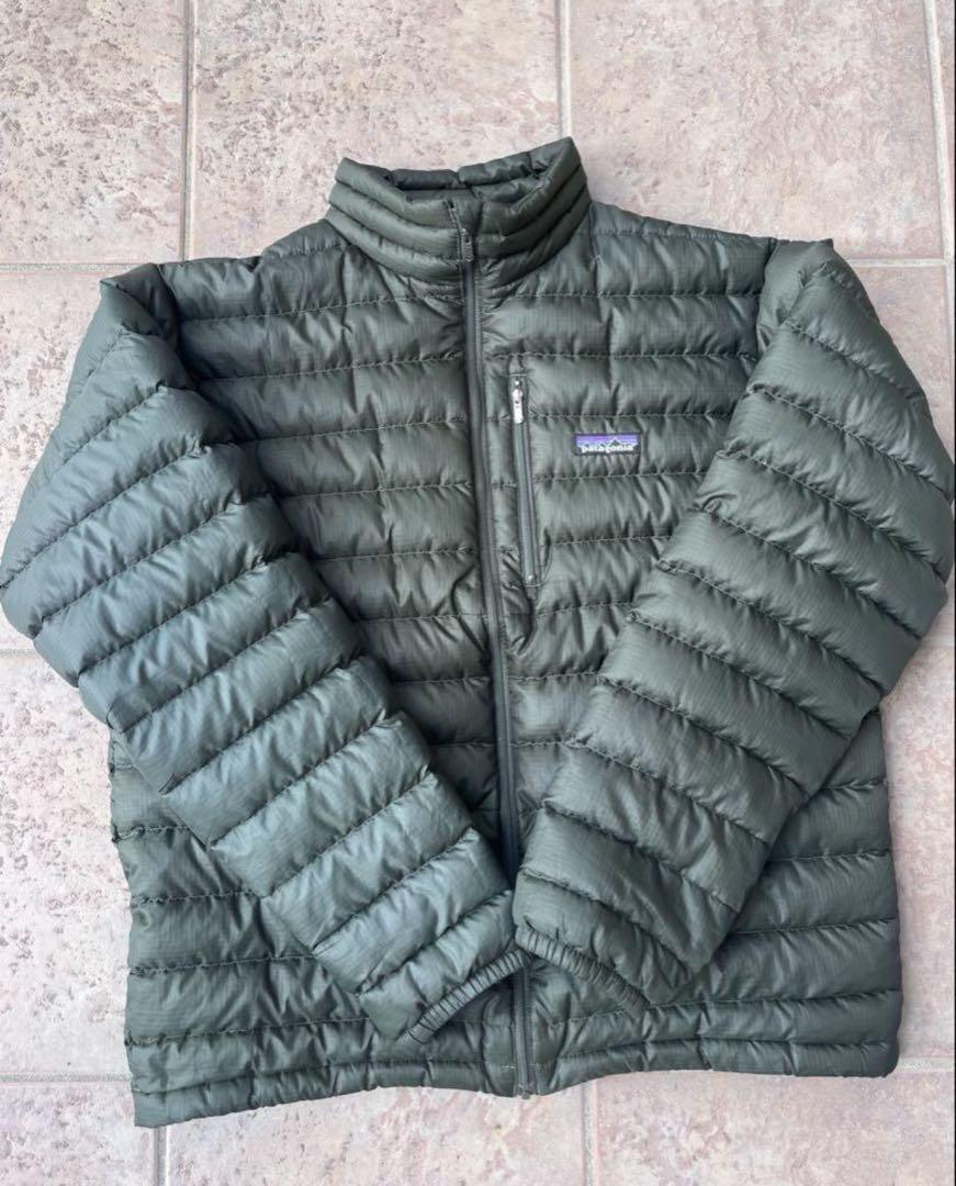 Patagonia ダウンMサイズ オリーブグリーン