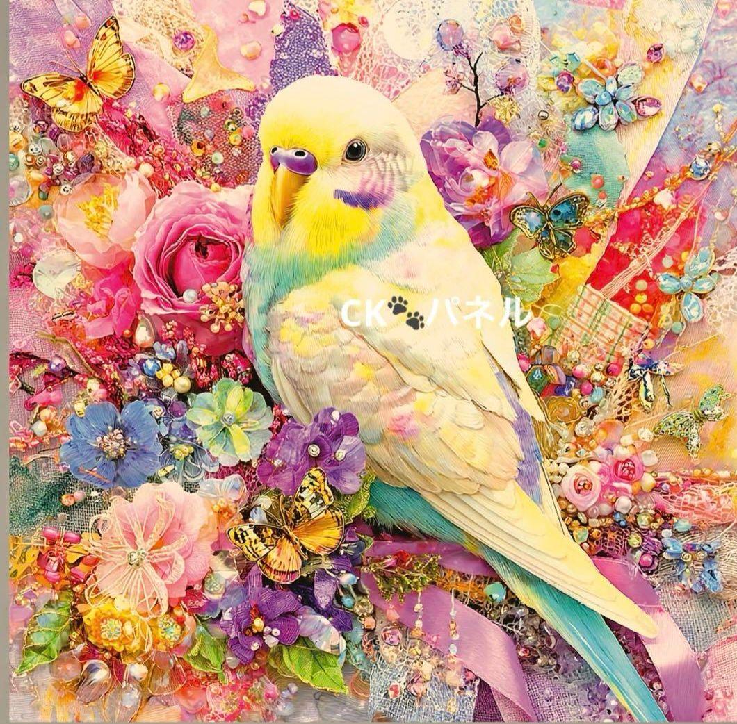 ハンカチ インコ柄10