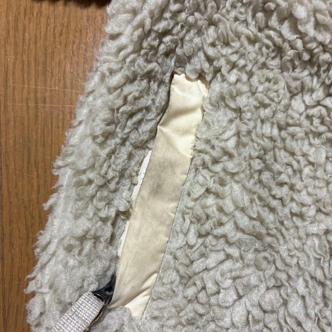 patagonia フリースジャケット 3T クリーム色 Patagonia フリースジャケット 3T 100cm クリーム色