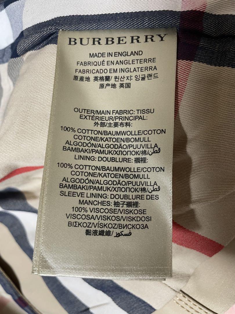 BURBERRY LONDON 英国製　トレンチコート　メガチェック　中古　美品