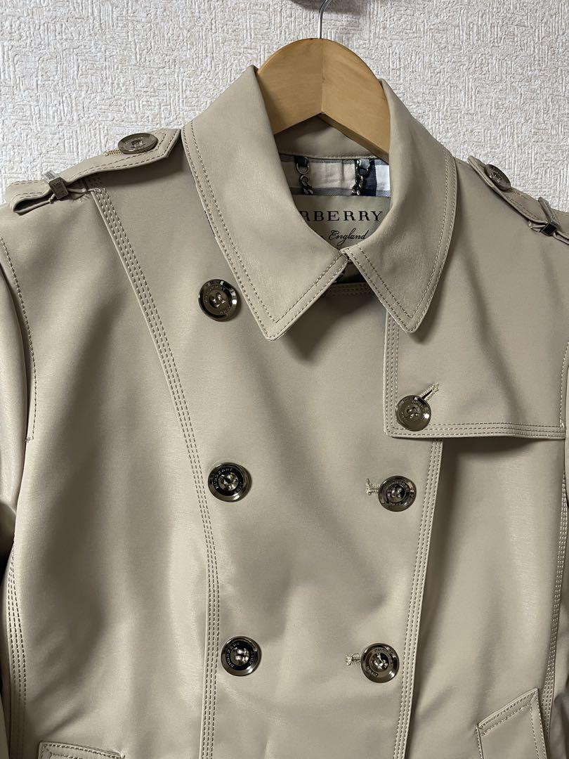 BURBERRY LONDON 英国製　トレンチコート　メガチェック　中古　美品