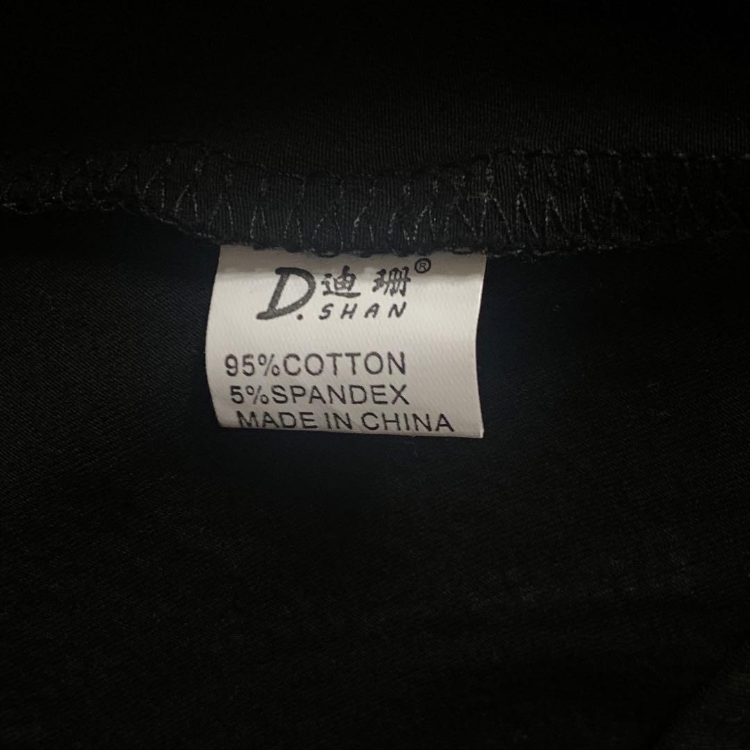 レディース 半袖 Tシャツ チュニック ヒョウ柄 ストーン 派手 迪