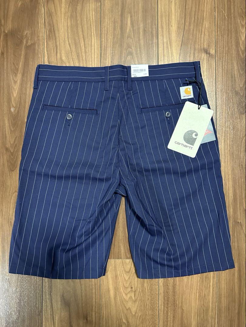 Carhartt Wip Johnson Shorts Navy 新品 タグ付き