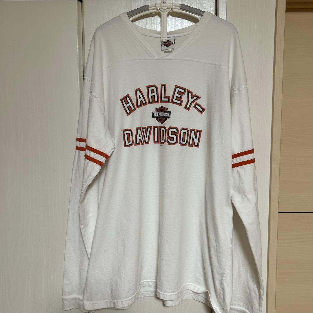 最高デザイン ハーレーダビットソン ロングTシャツ USA製
