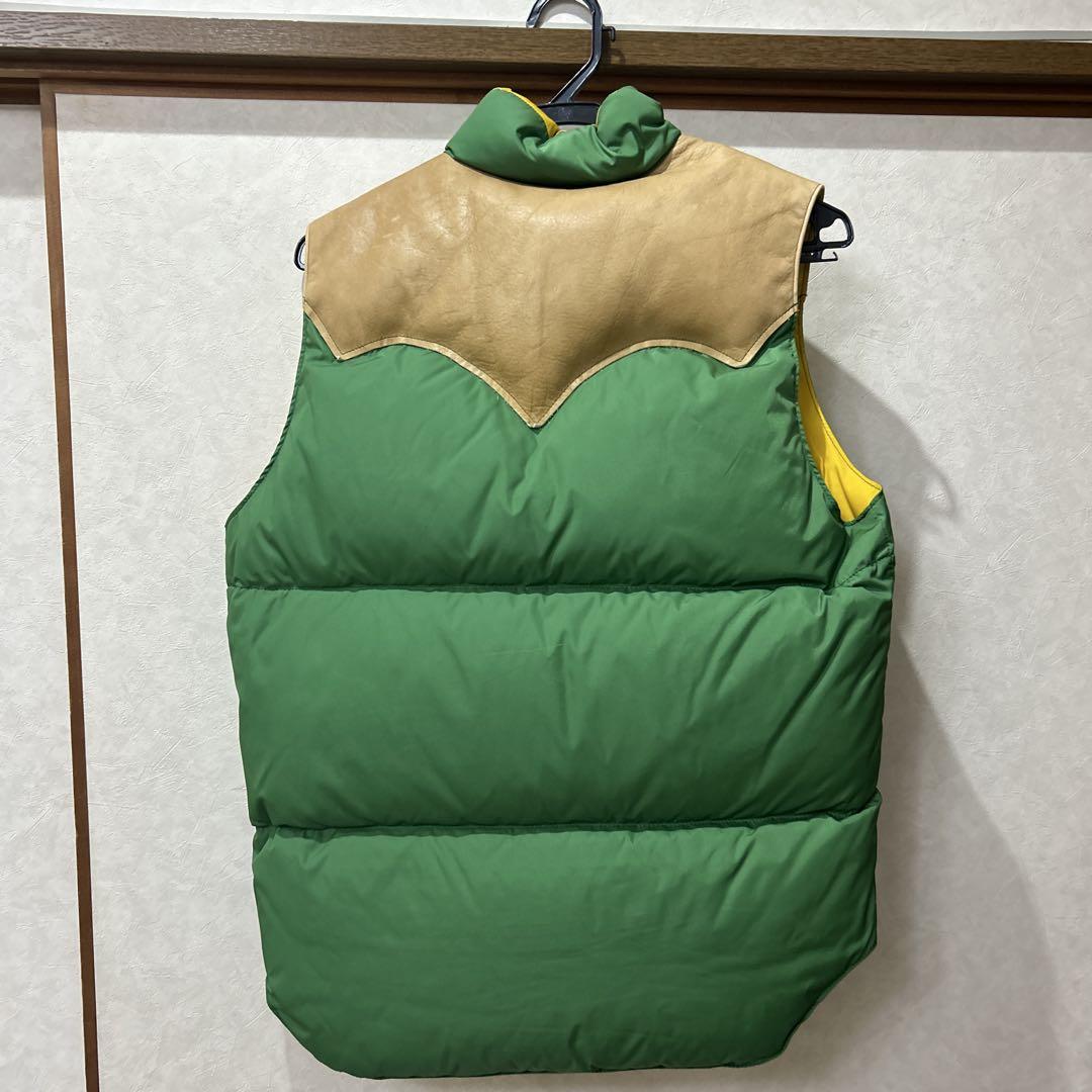 【美品】ロッキーマウンテンフェザーベッド ダウンベスト 38 な日本製