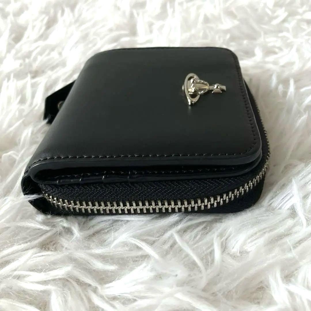 美品 ヴィヴィアンウエストウッド コンパクトウォレット 二つ折り財布 92