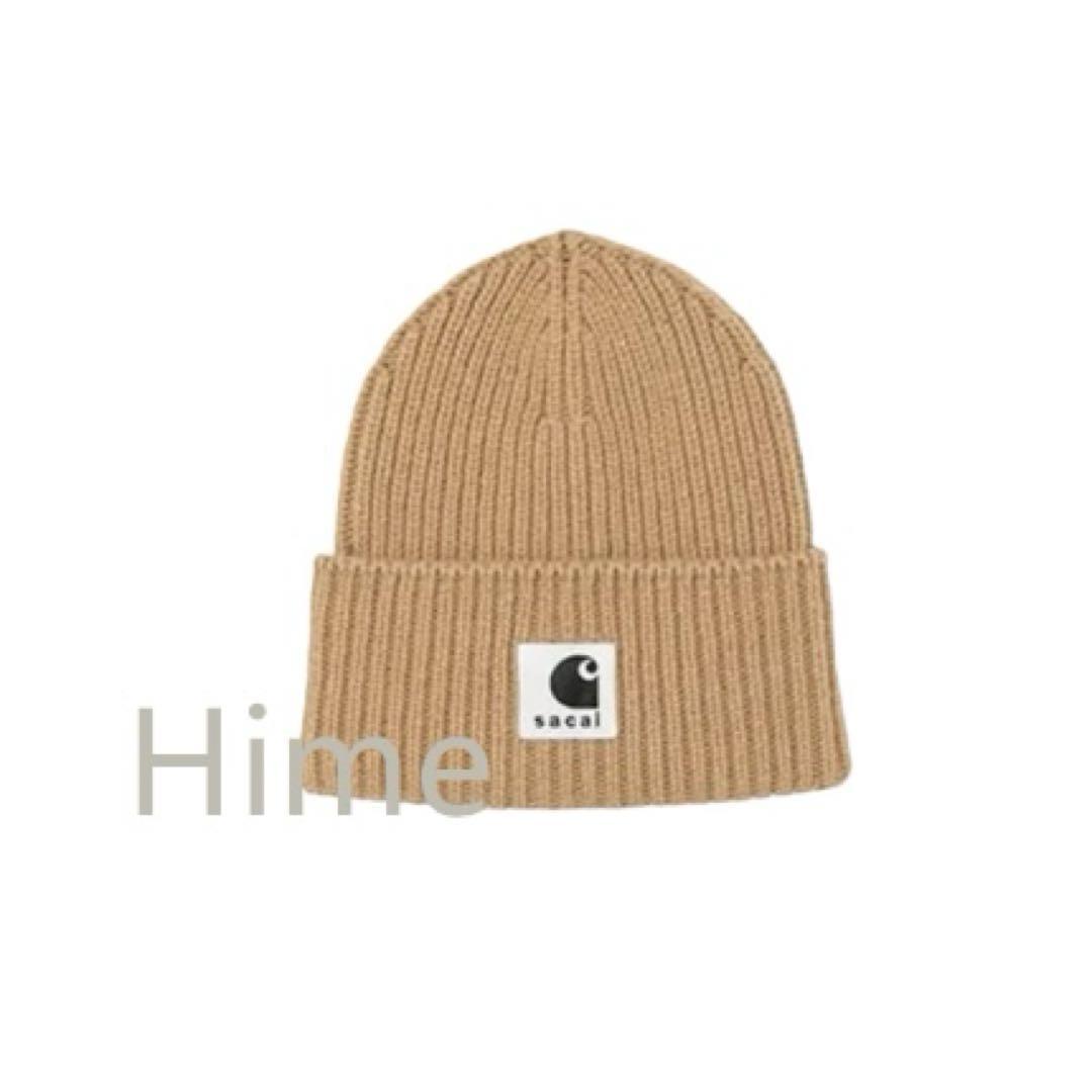 SACAI Carhartt WIP beanie BEIGE