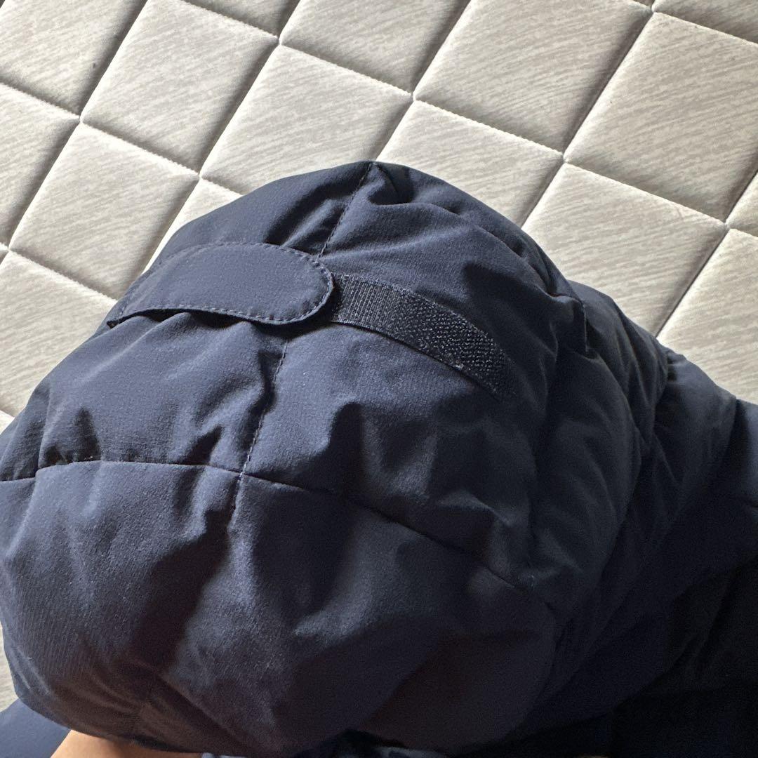 美品　モンベル　ウインドストッパー ダウンパーカ Kid's 　150