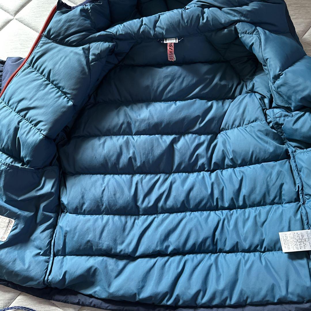 美品　モンベル　ウインドストッパー ダウンパーカ Kid's 　150