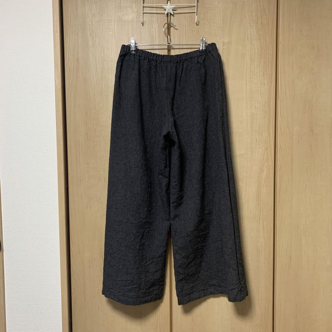 fog linen work   ウールリネン ワイドパンツ