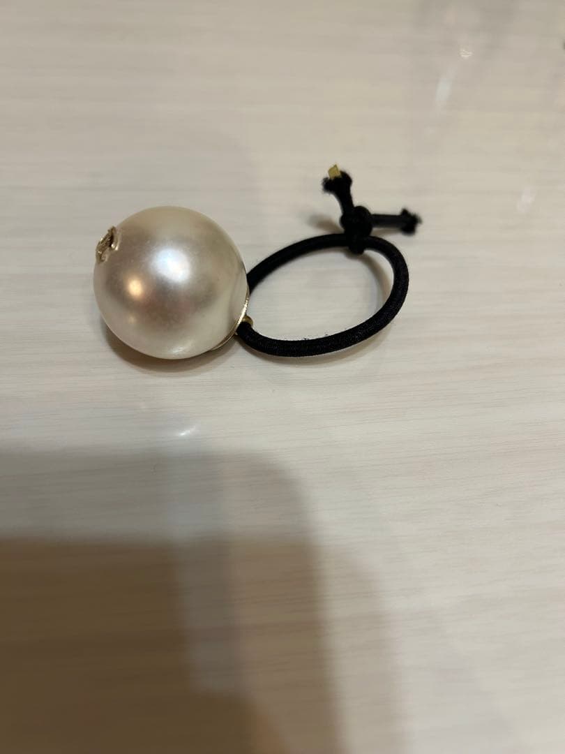 パール ヘアゴム シンプル