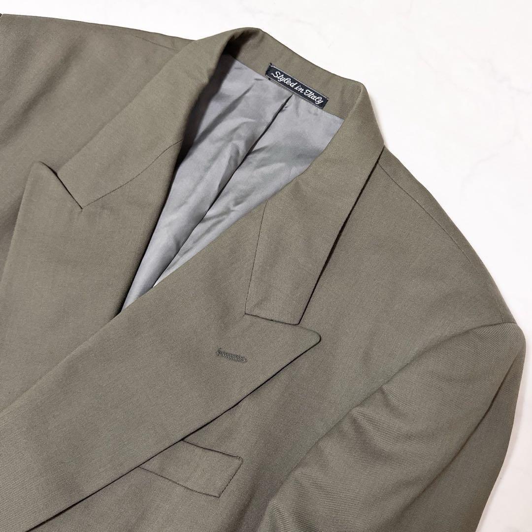 美品✨ジョルジオアルマーニ スーツ セット ダブルボタン 50 L 美シルエット 美品✨ジョルジオアルマーニ スーツ セット ダブルボタン 50 L 美シルエット