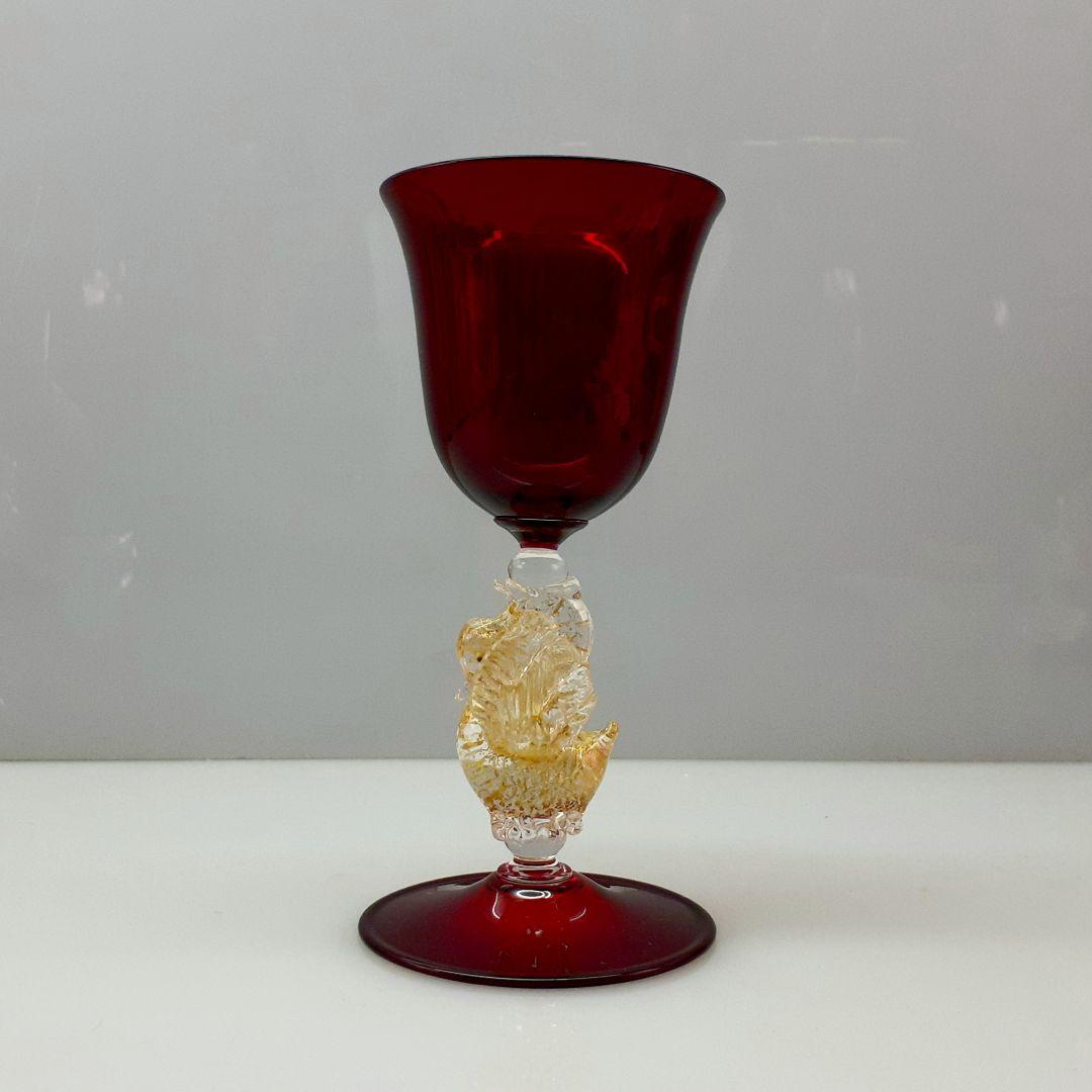 murano ムラーノ ムラノ ベネチアンガラス グラス スワン 金彩