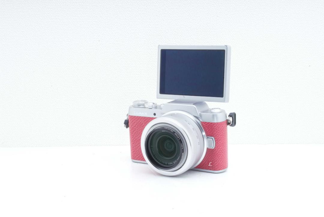 ピンク色 パナソニック LUMIX GF7☆高性能ミラーレス一眼☆WiFi