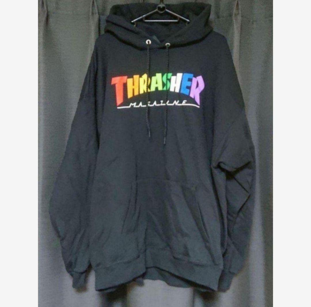 2022福袋 THRASHER スラッシャー マルチカラーロゴパーカー -