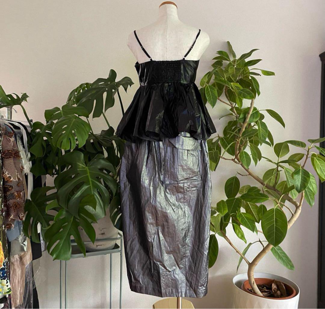 人気提案 uncrave シャカシャカシルバーロングスカートF19 メルカリ - スカート