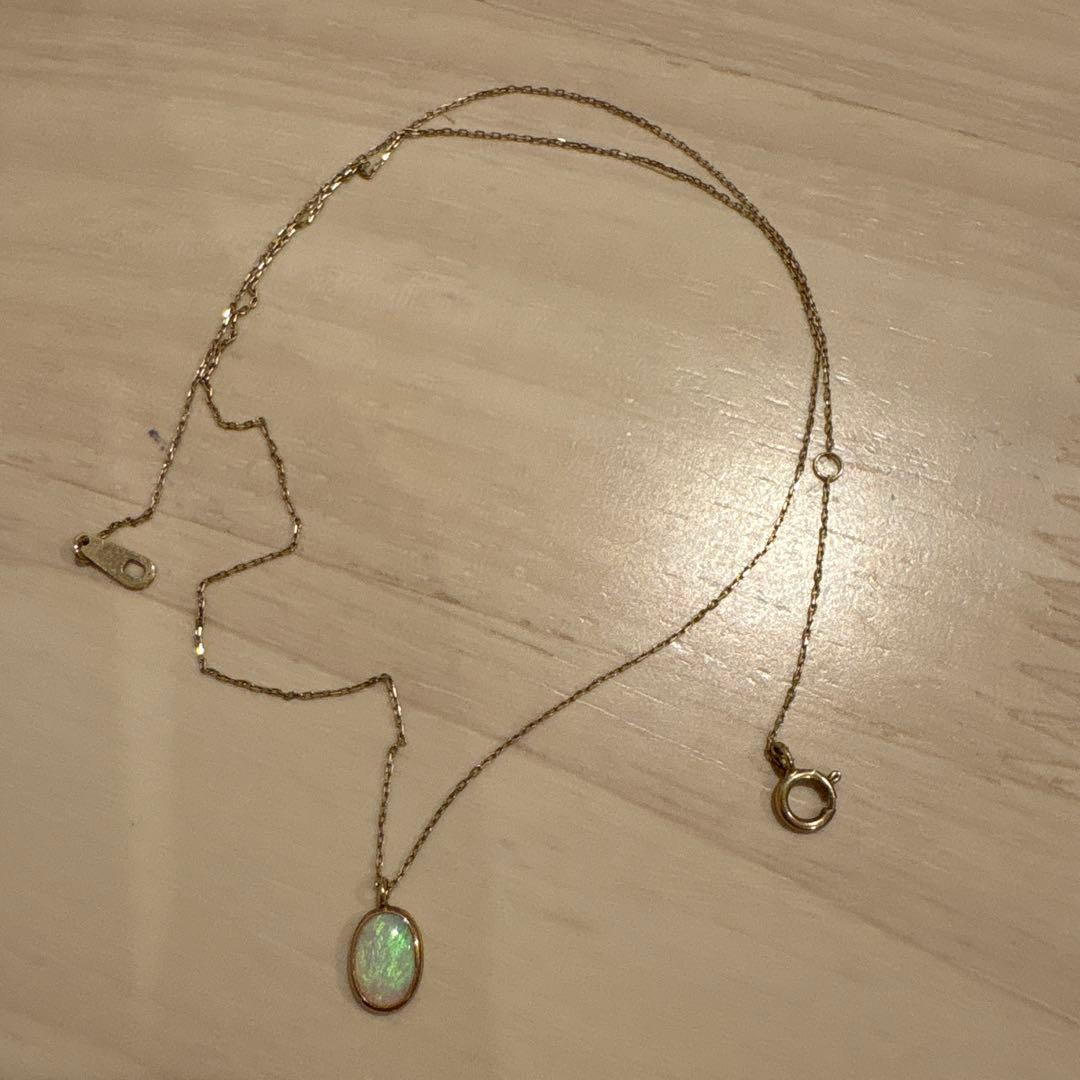 agete K10オパールネックレス