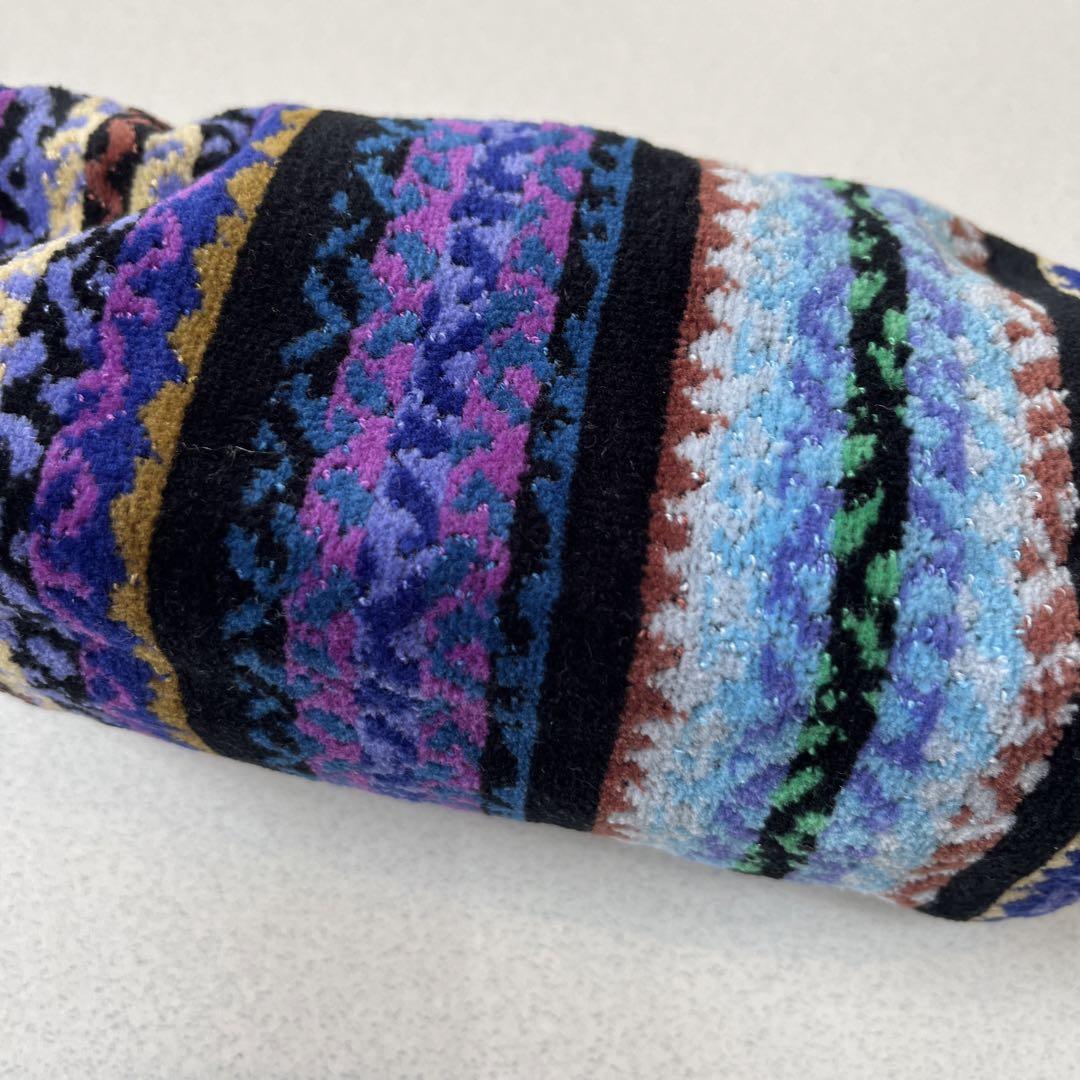 MISSONI ミッソーニ ブロックポーチ 新品 - メルカリ