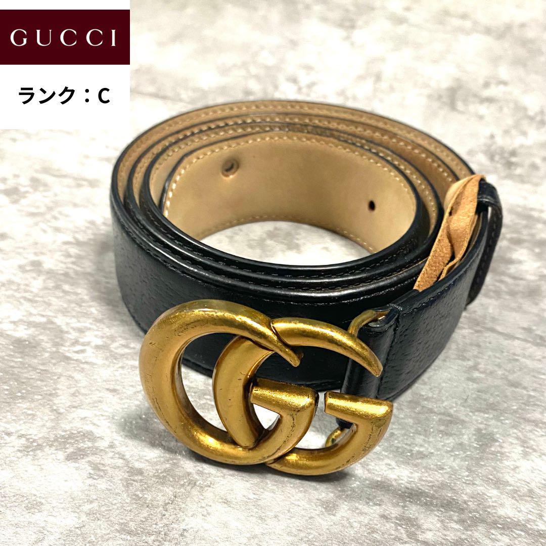 Gucci GGゴールドバックルベルト レディース 使用感あり