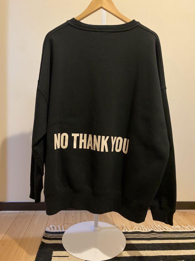 ドレッセン　YES NO THANK YOU プリント スウェット XL