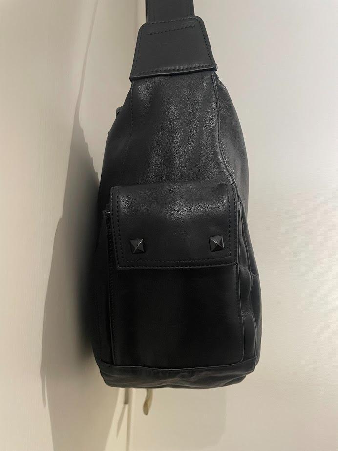 PORTER ZOZOTOWN コラボ 本革レザー ショルダーバッグ スタッズ
