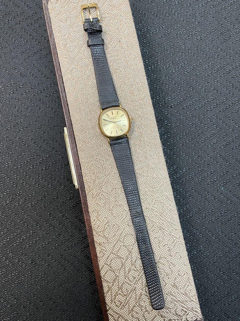 LONGINES ロンジン クオーツ ゴールド文字盤 レディース　時計