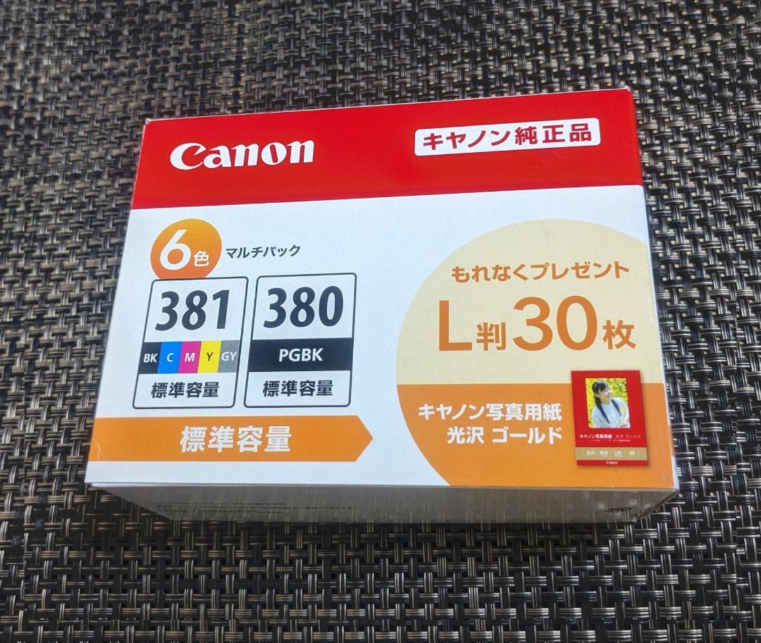 純正 BCI-380 BCI-381 ６色 インク　　/ 228