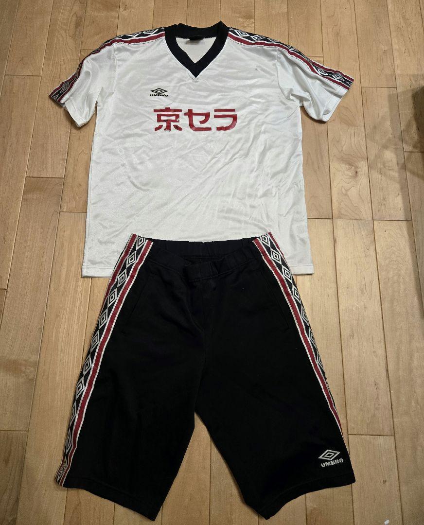 京都パープルサンガ 選手実使用練習着上下 UMBRO