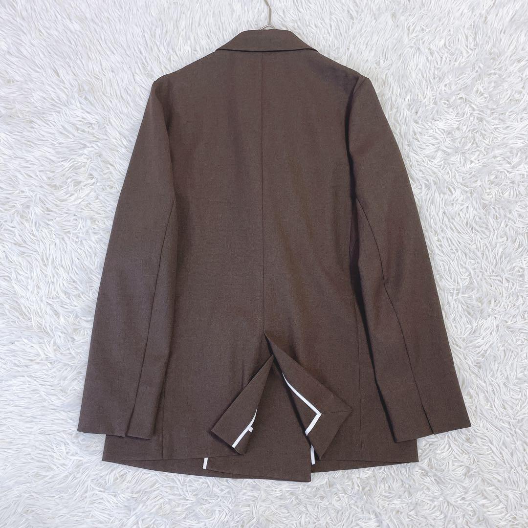 美品✨アイシービー　洗える　ルーズウィーブ　ダブルジャケット　サイズ4