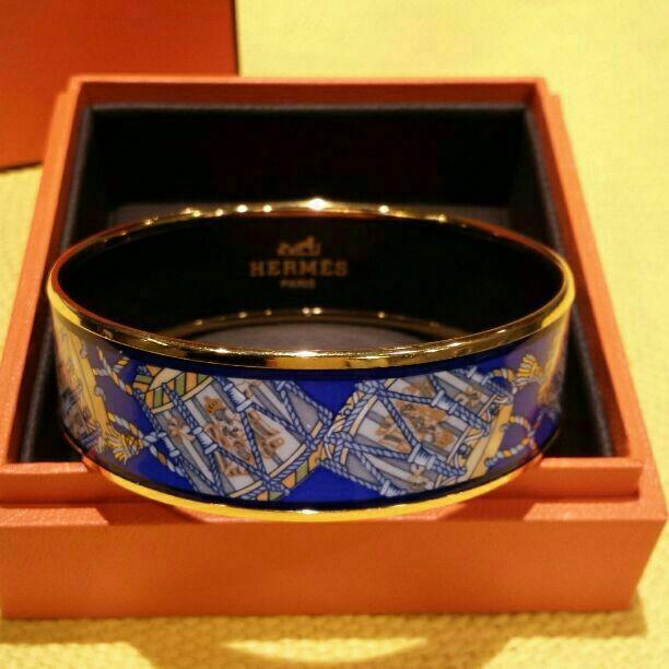 HERMES】正規品 極美品 エマイユ バングル ブレスレット - メルカリ