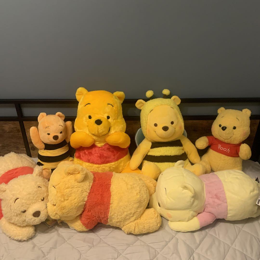 プーさん　ぬいぐるみ　7体セットぬいぐるみ