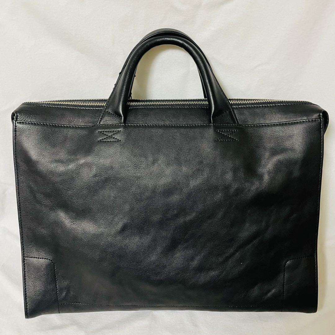 【新品】INDEED インディード　レザー　ビジネスバッグ　日本製　黒　2WAY