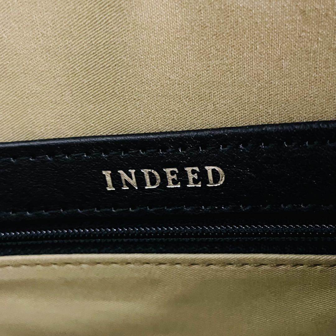 【新品】INDEED インディード　レザー　ビジネスバッグ　日本製　黒　2WAY
