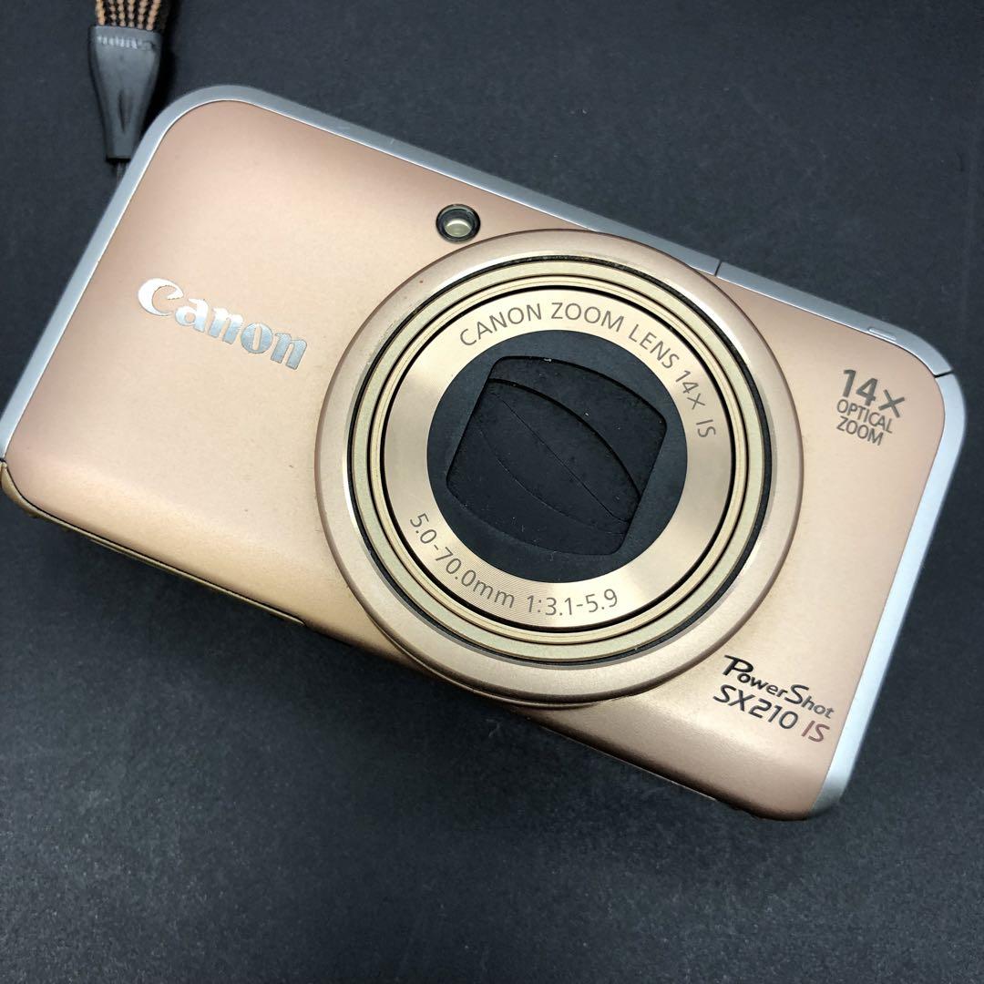 【動作確認済】CANON PowerShot SX210 IS コンデジ☆難あり