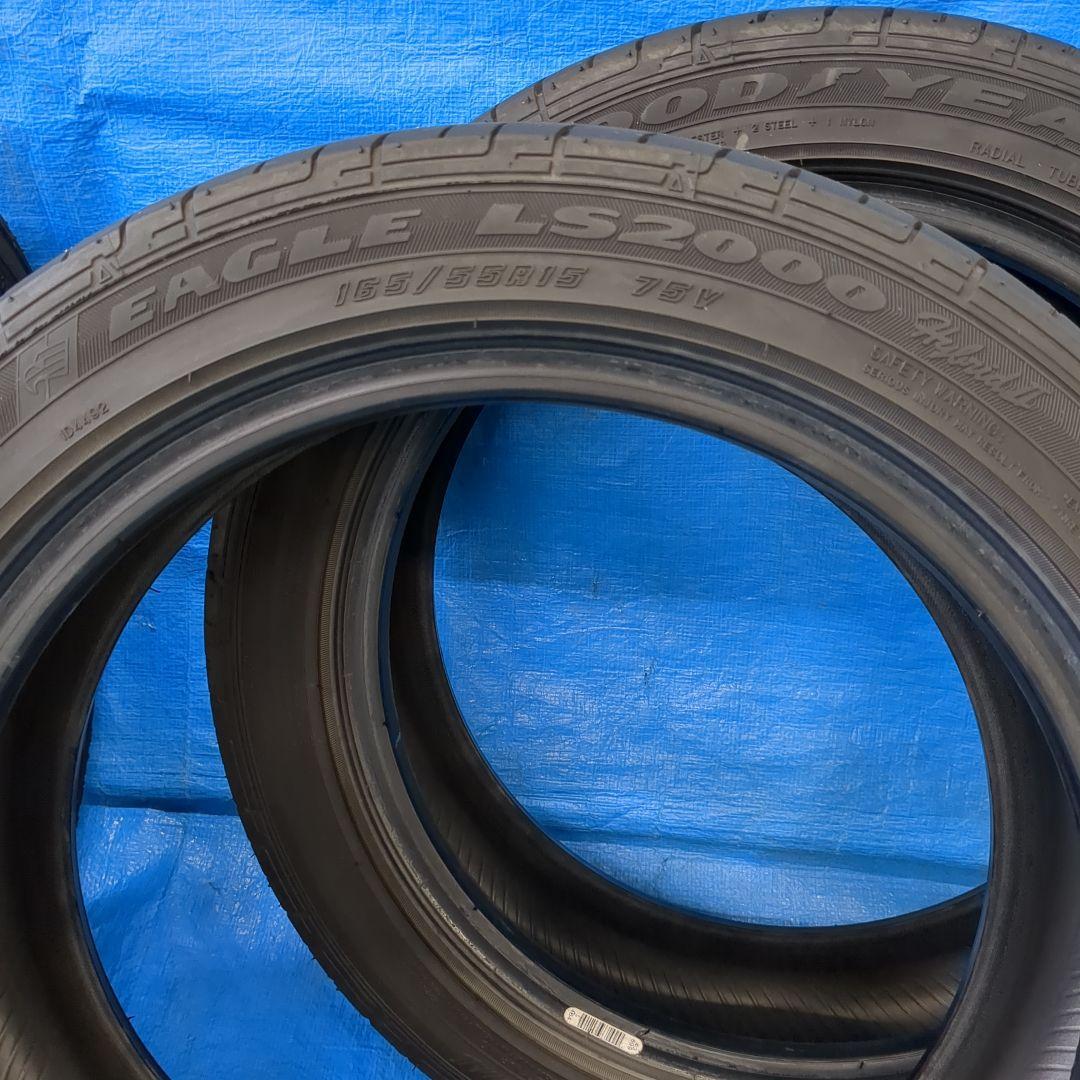 送料込み 165/55R15 4本 GOODYEAR LS2000Hybrid2