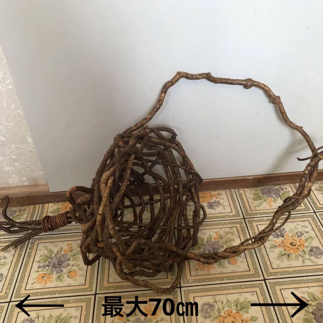 アケビ 籠 バスケット オブジェ アケビ 籠 バスケット オブジェ