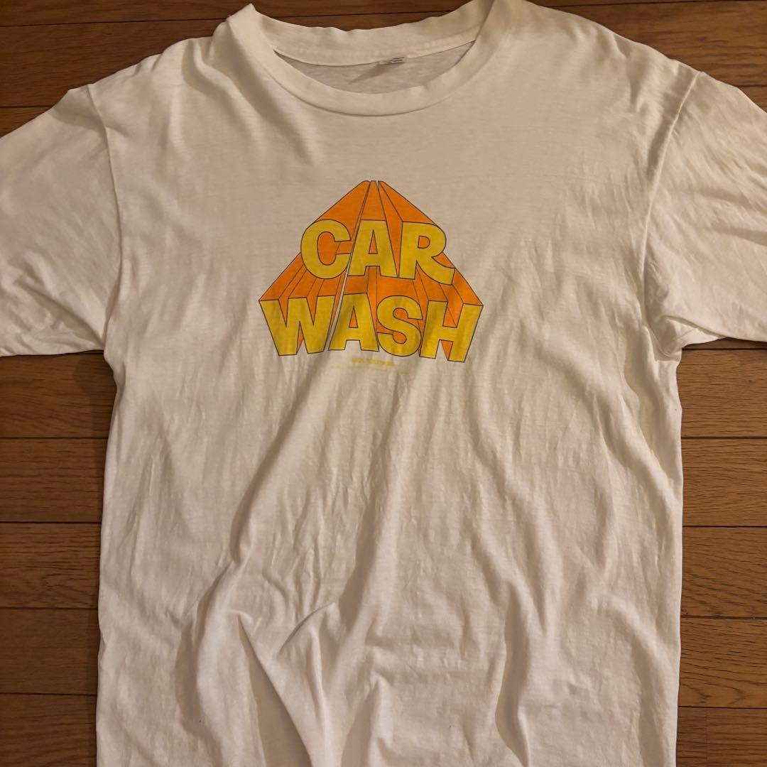 CAR WASH Tシャツ ホワイトvintage