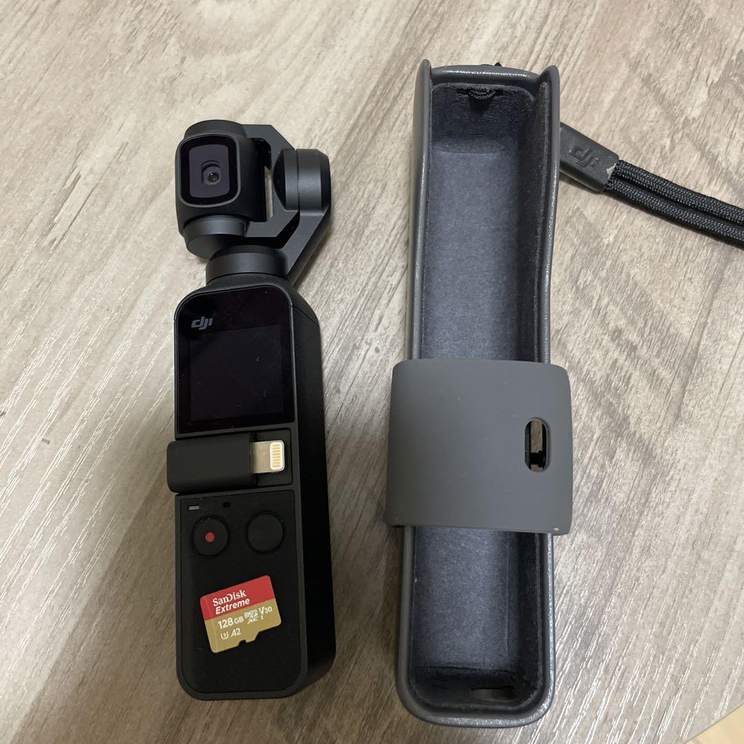 DJI Osmo Pocket 128GB microSD付き ケース付き