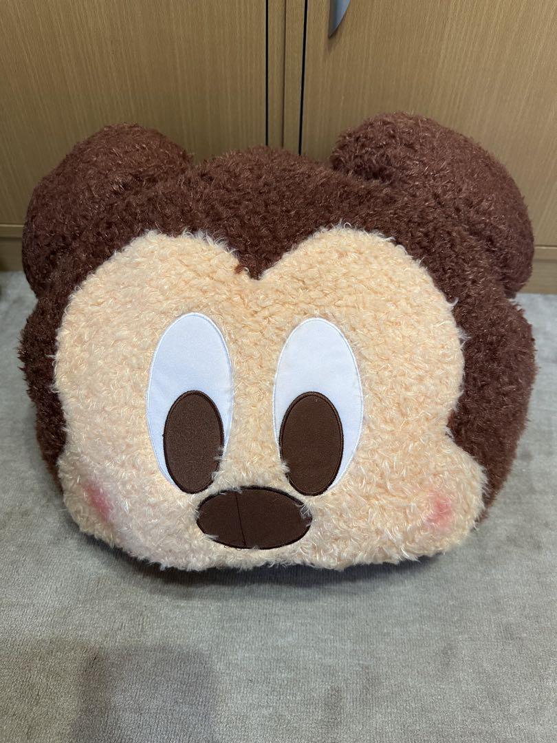 ミッキー クッション ブラウン