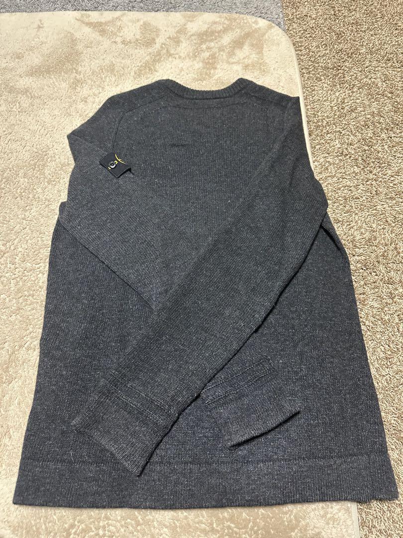STONE ISLAND ダークグレー 長袖ニット M